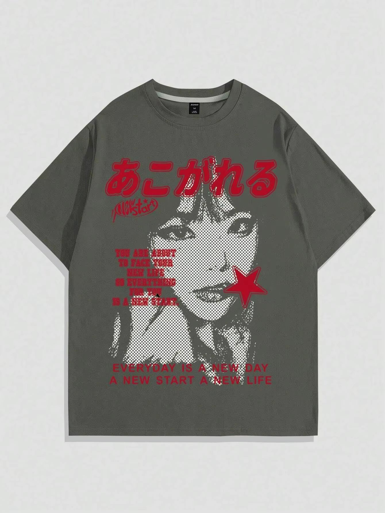 Anime Men'S Casual Slogan & Figure Print round T-Shirt Halloween Sport T-Shirt Women'S Oversized Unisex Summer Outdoor T-Shirts